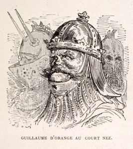 Illustration of King William of Orange. from La legende de Croque-Mitaine by Gustave Dore