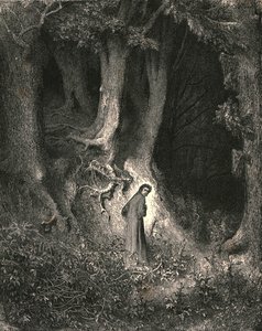 In the midway of this our mortal life, c1890 by Gustave Dore