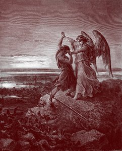 Jacob Wrestling with the Angel by Gustave Dore
