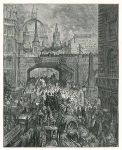 Ludgate Hill by Gustave Dore