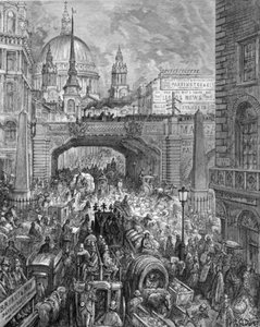 Ludgate Hill - A Block in the Street