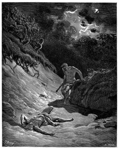 Murder of Abel by Cain (Illustration of Gustave Dore for The Bible) by Gustave Dore