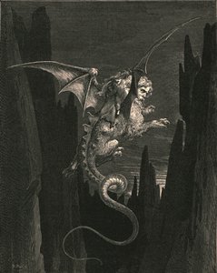 New terror I conceived at the steep plunge