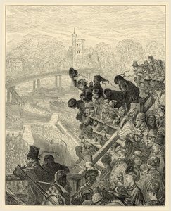Oxford and Cambridge Boat Race, Putney by Gustave Dore