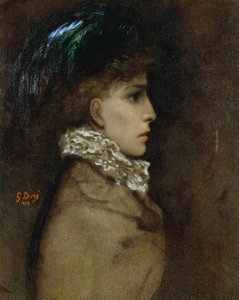 Portrait of the Actress Sarah Bernhardt by Gustave Dore
