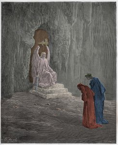 Purgatorio, Canto 9: Dante and Virgil at the Portals of Purgatory, Illustration from 