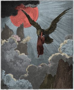 Purgatorio, Canto 9: Dante, in a Dream, is Carried off by an Eagle, Illustration from 