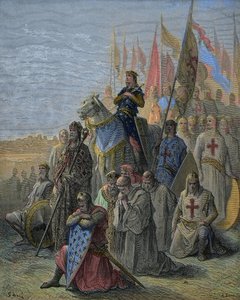 Saint Louis Arrives in Front of Damietta by Gustave Dore