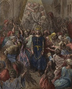 Saint Louis Taken Prisoner in Mansoura During the 7th Crusade in 1250 by Gustave Dore