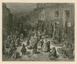 Seven Dials, London by Gustave Dore