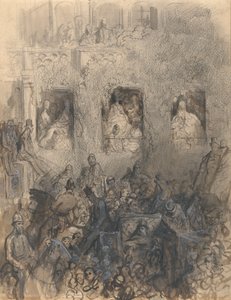 Study for a Block on the Road by Gustave Dore