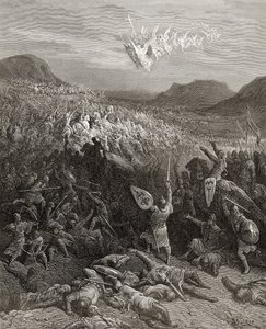 The Battle of Nicaea in 1097, illustration from 