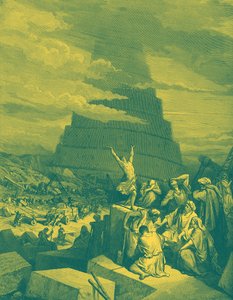 The Confusion of Tongues (Tower of Babel) - Bible by Gustave Dore