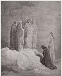 The Divine Comedy, Paradiso, Canto 26: St. John examines Dante concerning love - by Dante Alighieri - Illustration by Gustave Doré by Gustave Dore