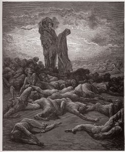 The Divine Comedy, Purgatorio, Canto 20: The souls of the avaricious - by Dante Alighieri (1265-1321) - Illustration by Gustave Dore (1832-1883) by Gustave Dore
