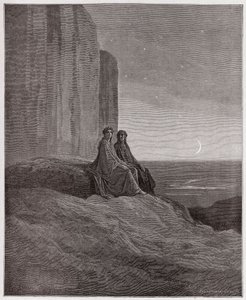 The Divine Comedy, Purgatorio, Canto 9: Twilight - by Dante Alighieri - Illustration by Gustave Dore by Gustave Dore