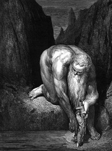 The Divine Comedy: The Giant Antaeus by Gustave Dore
