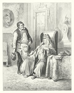 The Fables of La Fontaine: The Cobbler and the Banker by Gustave Dore