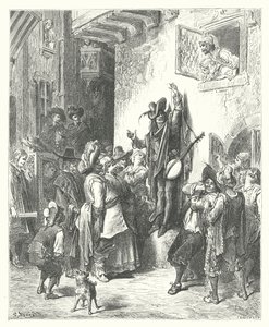 The Fables of La Fontaine: The Madman who Sold Wisdom by Gustave Dore