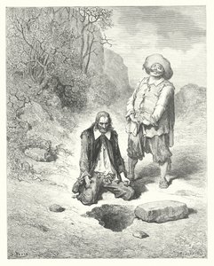 The Fables of La Fontaine: The Miser Who Lost His Treasure by Gustave Dore