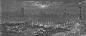 The Houses of Parliament at Night