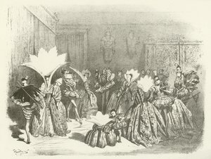 The Jig-A Ball in the Reign of Henry III by Gustave Dore