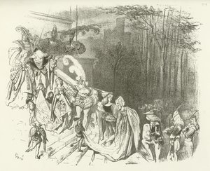 The Lords and Ladies of the Castle. Early 16th Century by Gustave Dore