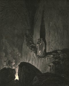 The Guide, Who Marked How I Did Gaze Attentive, Thus Began by Gustave Dore