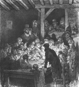 Thieves Gambling by Gustave Dore