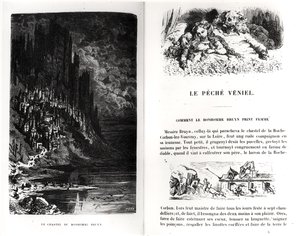 Two illustrated pages from 