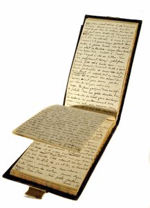 Travel book of Gustave Flaubert (1821-1880), French writer