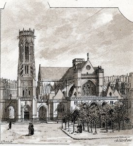 View of the Church of Saint Germain l