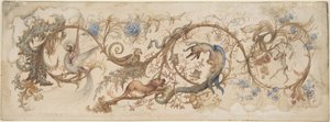 Allegory of Vices by Gustave Gustave Moreau,Moreau