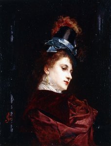The New Hat by Gustave Jacquet