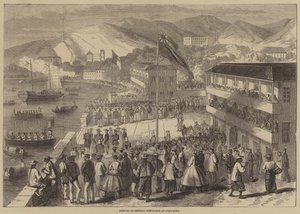 Arrival of General Montaubon at Hong-Kong