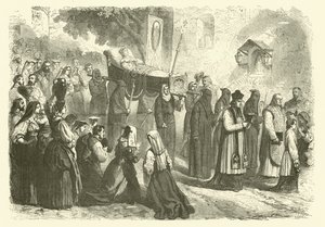 Funeral Procession of a Young Girl, Sparanise, Italy