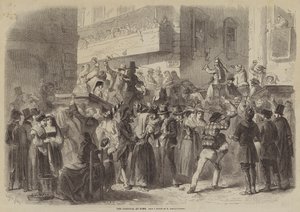 The Carnival at Rome by Gustave Janet