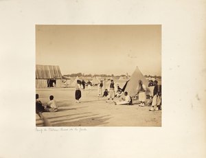 Camp de Châlons: Zouaves of the Imperial Guard by Gustave Le Gray