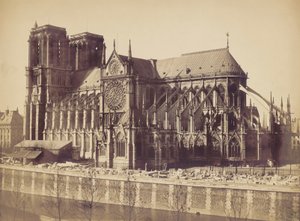Notre-Dame de Paris cathedral by Gustave Le Gray