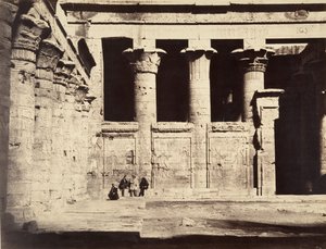 Temple of Edfu by Gustave Le Gray