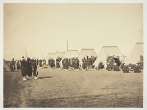 Untitled [Zouaves], 1857 by Gustave Le Gray
