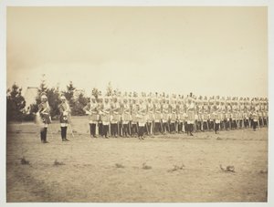 Untitled [soldiers on parade], 1857