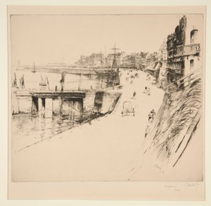 The Footbridge by Gustave Leheutre