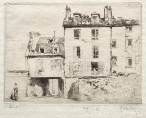 La rue Lacépède: the Courtyard of the Steelworker Cottens