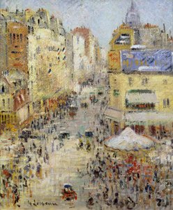 The 14th July in Paris, Rue de Clignancourt, 1925