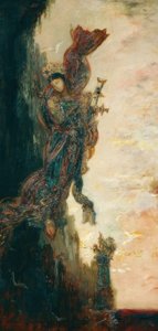 Sappho Falling by Gustave Moreau