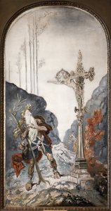 The Wandering Jew, Surprised by the Calvary by Gustave Moreau