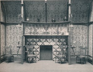 Ingle-Nook Designed by G. Serruier by Gustave Serrurier Bovy