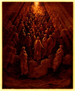 The Angels in the Planet Mercury, illustration from The Dore Gallery, published c.1890