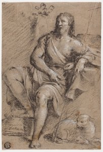 Saint John the Baptist or Christ the Good Shepherd by Guy Francois